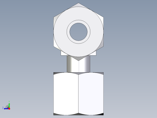 卡套式工业通用硬管接头EO_Standpipe_branch_tee_EVT08LCF右视缩略图