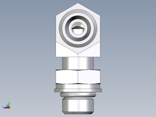 卡套式工业通用硬管接头EO_Adjustable_Locknut_elbow_WEE06LMOROMDCF右视缩略图