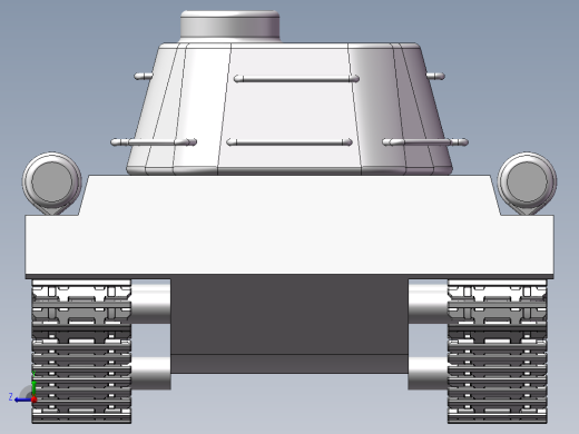 T-34练习作 3D模型右视缩略图