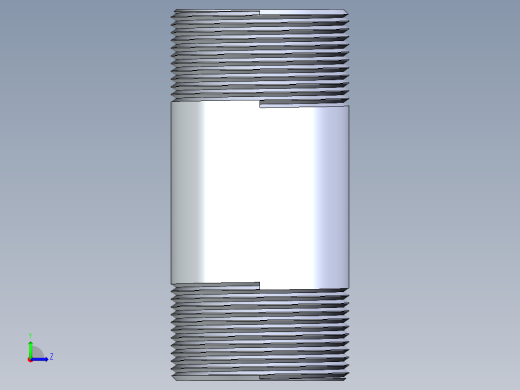 CPVC管件33-Sch80_Nipple_MPTxMPT_9861-297_2.5in x 6in左视缩略图