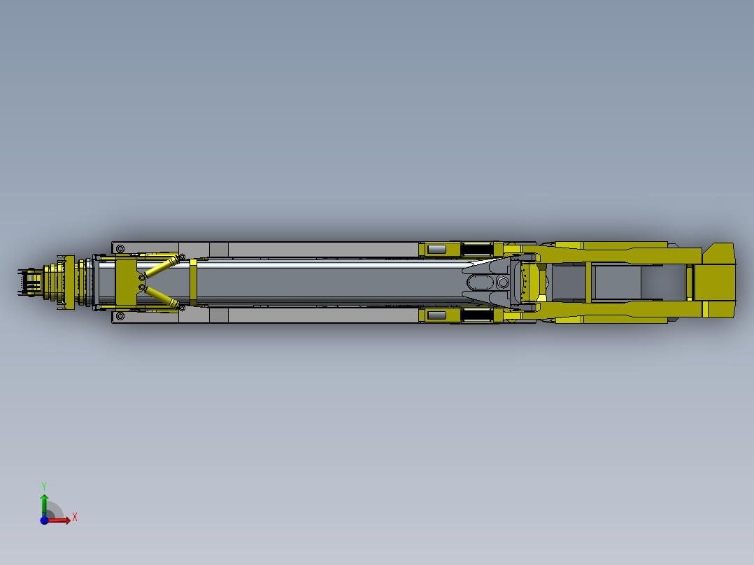 起重机模型设计前视图