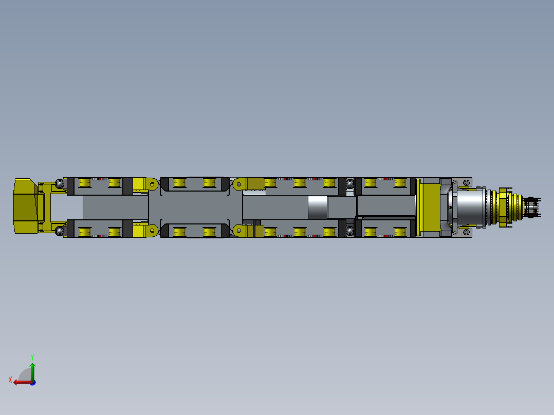 起重机模型设计后视图
