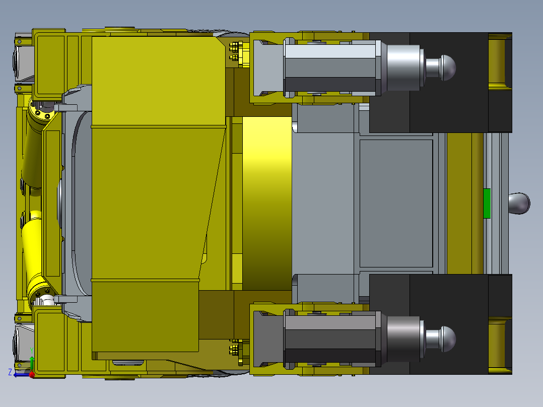 起重机模型设计右视图