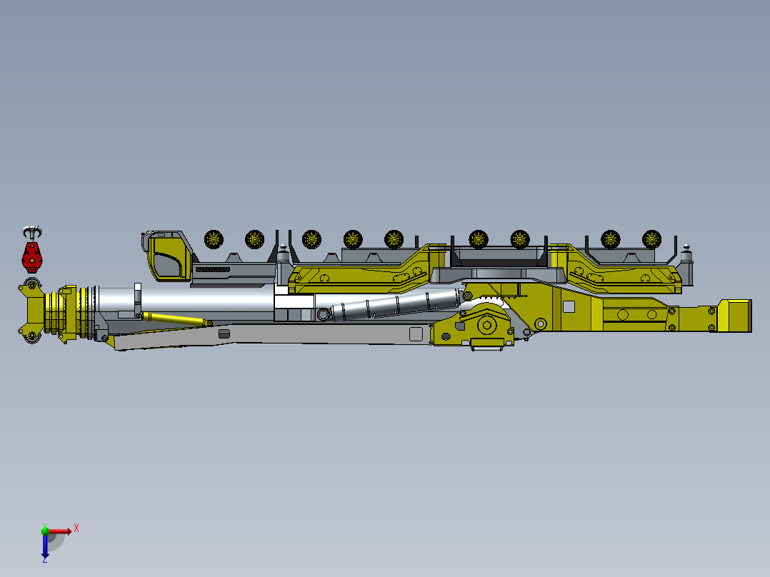 起重机模型设计俯视图