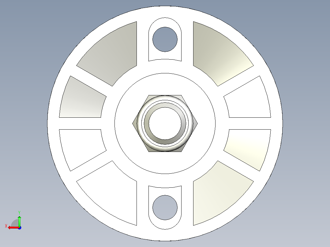 工程塑膠固定腳座5540,5541-3D多系列多零件图纸模型后视图