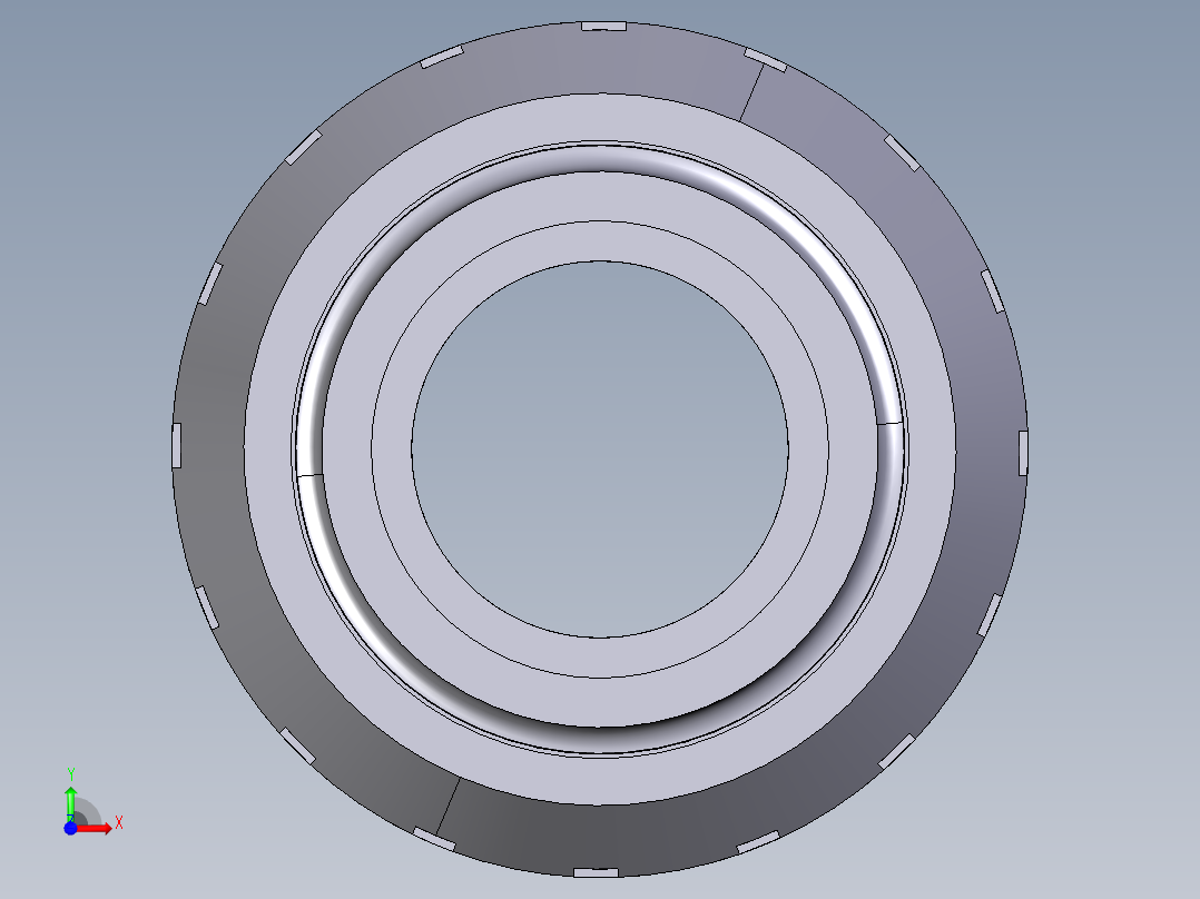 8BLV 用溶剂焊接插座结合，O型圈橡胶前视图