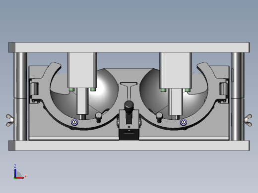 上盖包布件热熔治具