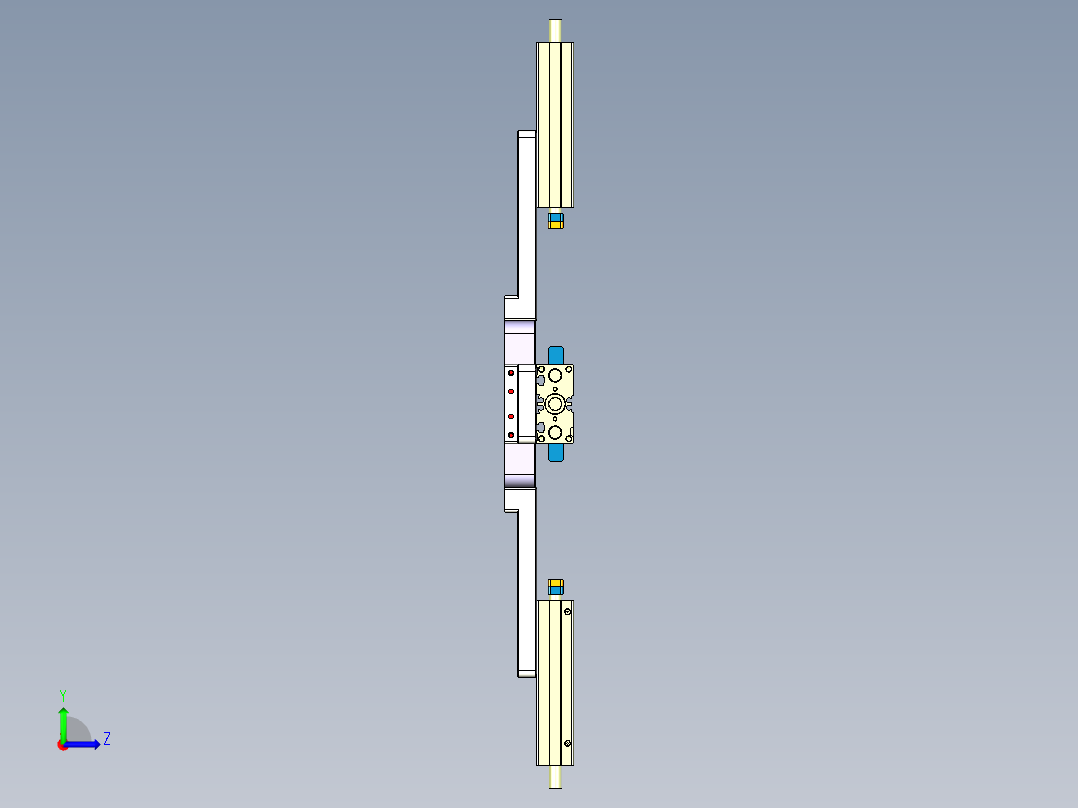 Z581C-笔记本CNC工装夹具三维模型CNC6shebian-20151203左视图