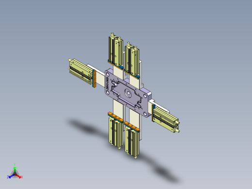Z581C-笔记本CNC工装夹具三维模型CNC6shebian-20151203正等轴测缩略图