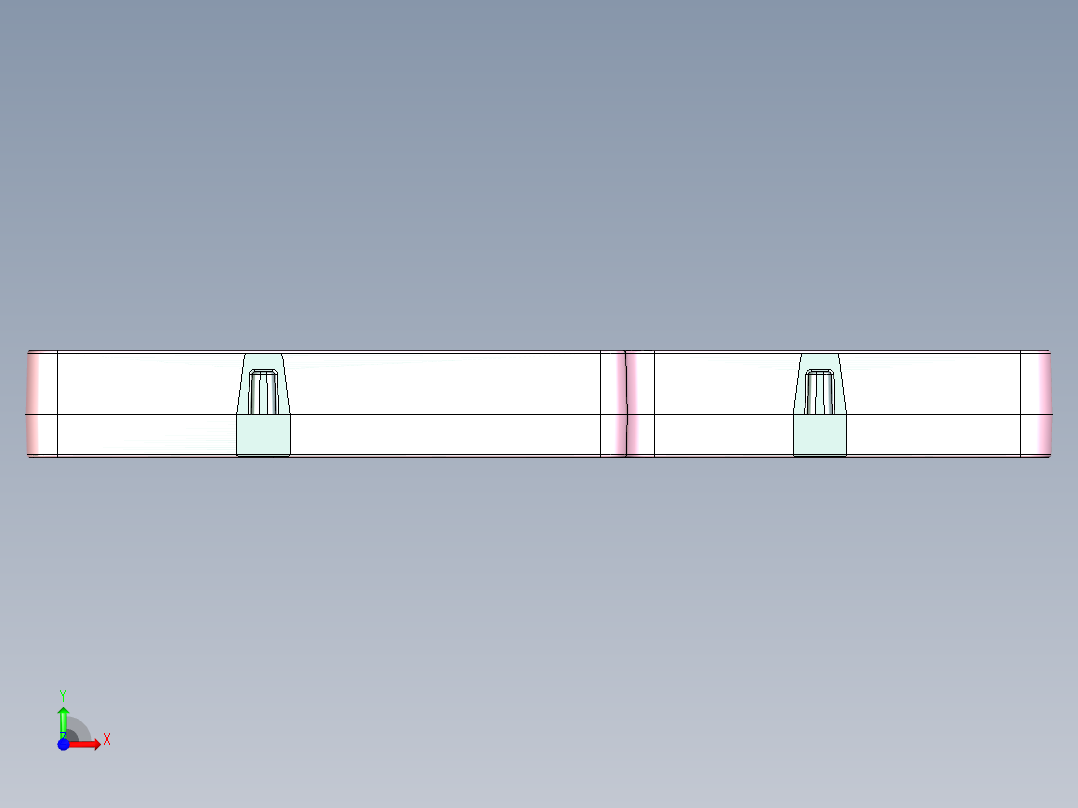 PO9-笔记本CNC工装夹具三维模型CNC1-0721前视图