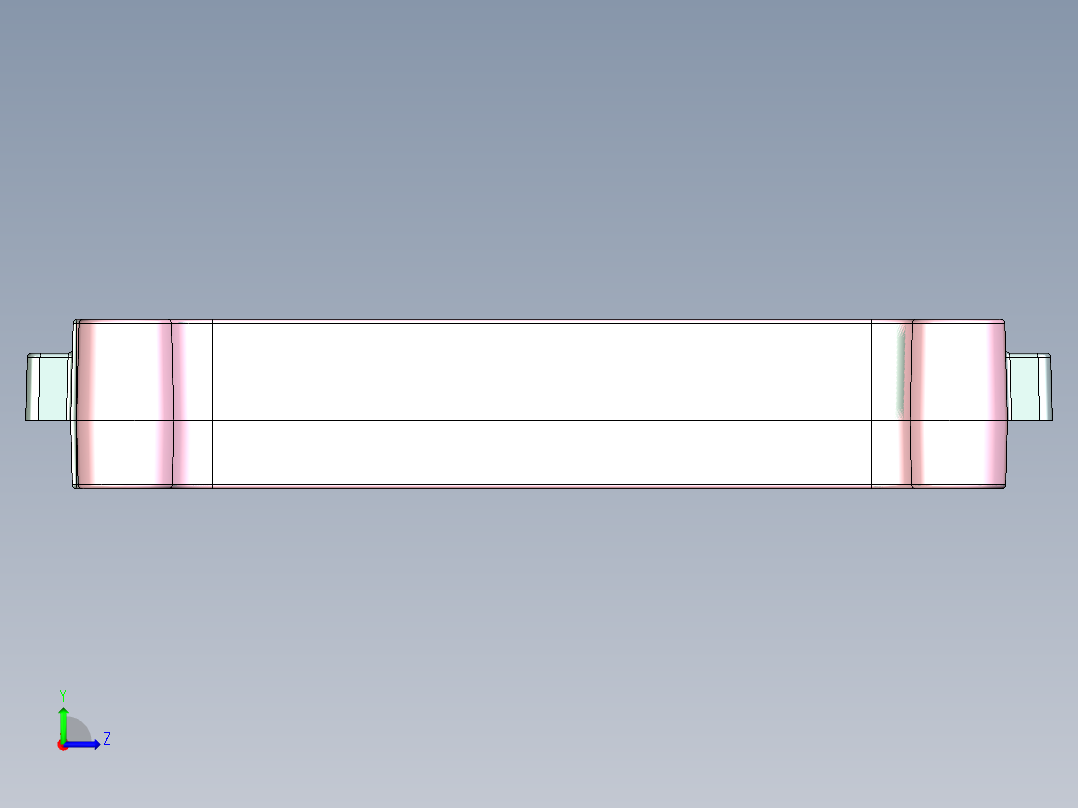 PO9-笔记本CNC工装夹具三维模型CNC1-0721左视图