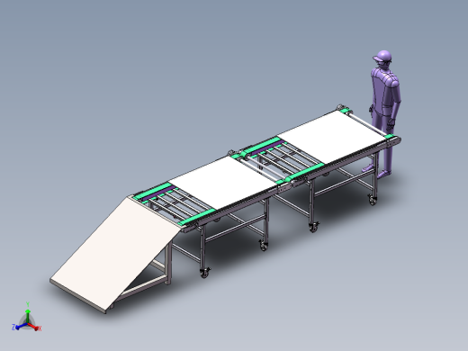 大型输送带机器sw18可编辑