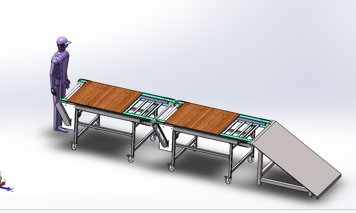 大型输送带机器sw18可编辑