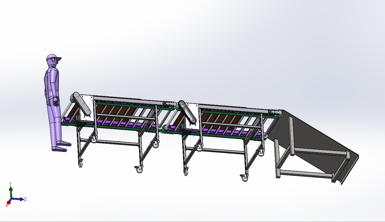 大型输送带机器sw18可编辑