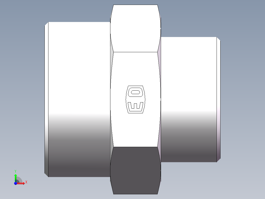 直通变径-GR、1D-42-52前视图