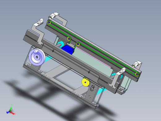 0.51米0.25米双带输送机构
