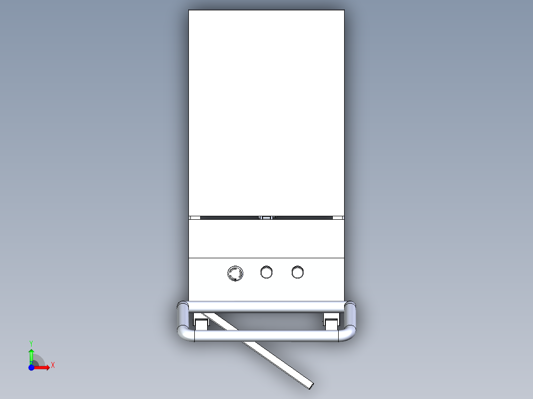小液压升降车前视图