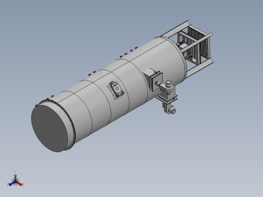 煤炉罐正等轴测缩略图
