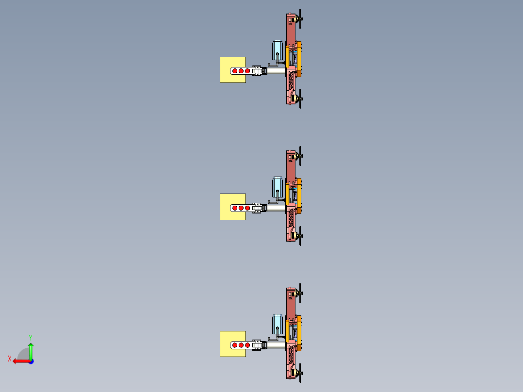 小型无人机运输快递模拟后视图
