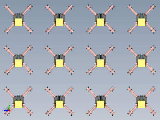 小型无人机运输快递模拟右视缩略图