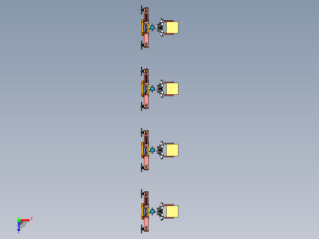 小型无人机运输快递模拟俯视图