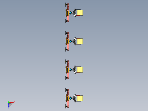小型无人机运输快递模拟俯视缩略图