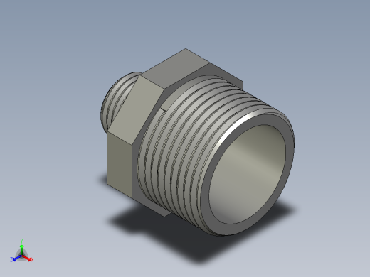 螺纹管对丝-六角异径 DN25-DN10