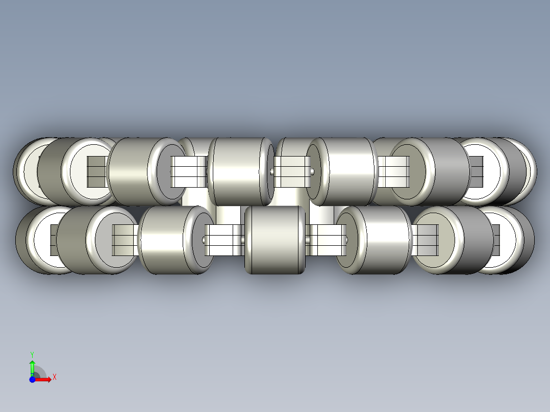 全向轮 152mm前视图