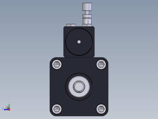 带刹车的集成气动缸Ø50x50 和 Ø80x50集成液压制动右视缩略图