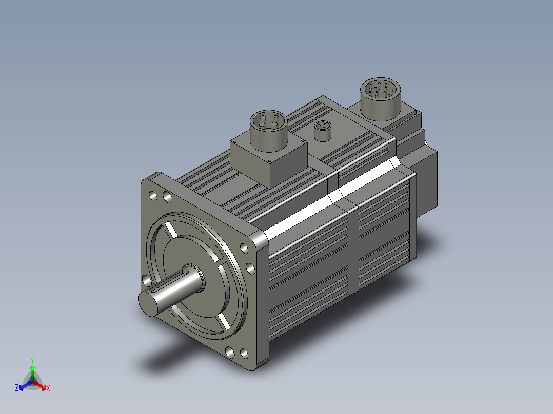 1KW中惯量抱闸-CTSD-M2D-B1025-M210主视图