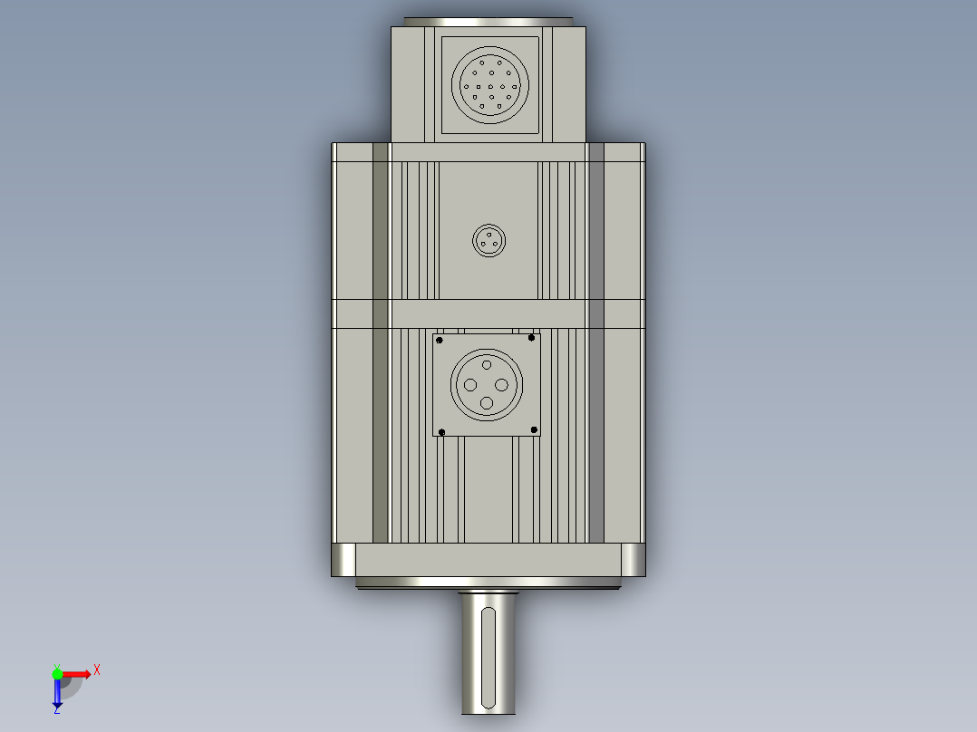 1KW中惯量抱闸-CTSD-M2D-B1025-M210俯视图