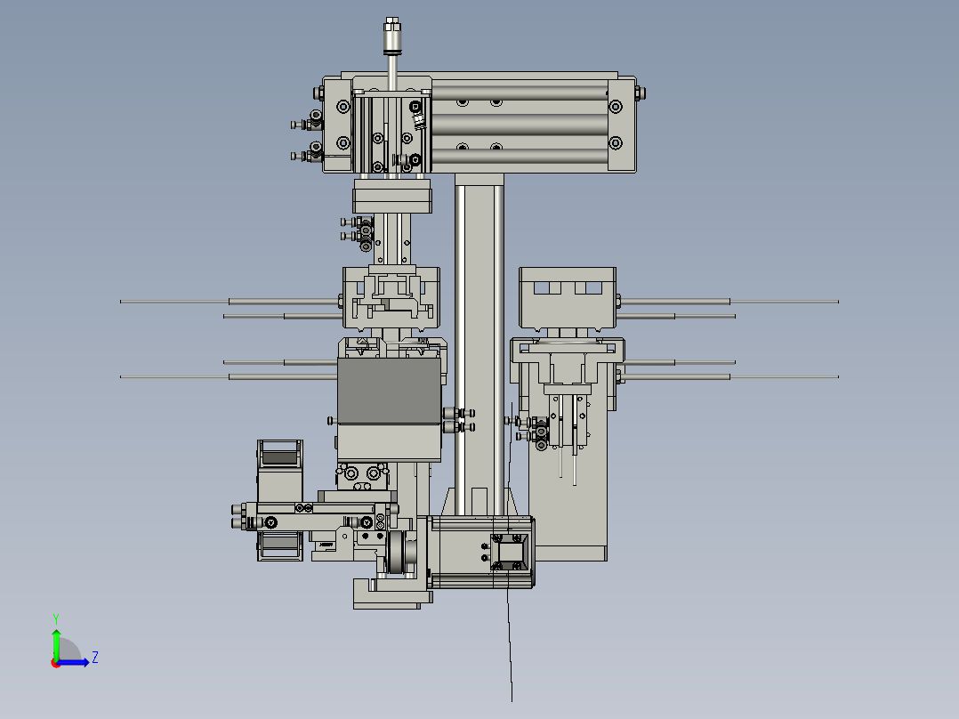 CZXD200320-02绳子头部处理机构左视图