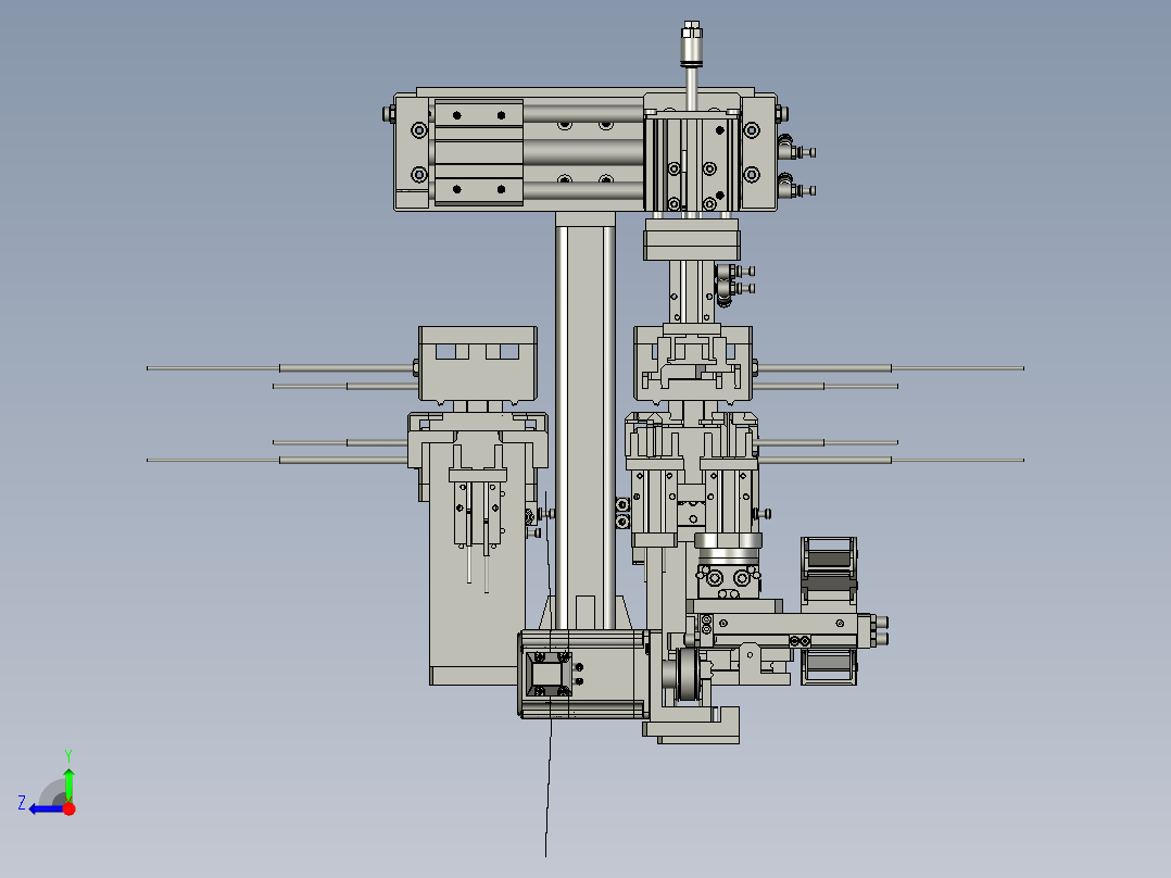 CZXD200320-02绳子头部处理机构右视图