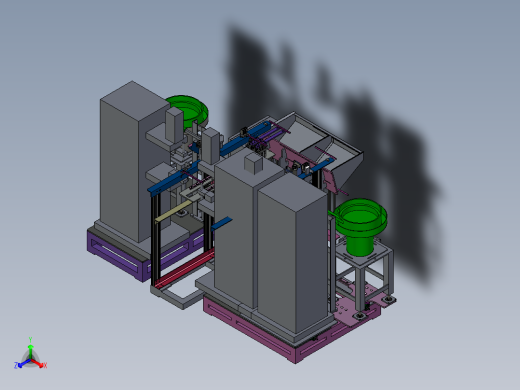 方螺母自动组装成方管并焊接机
