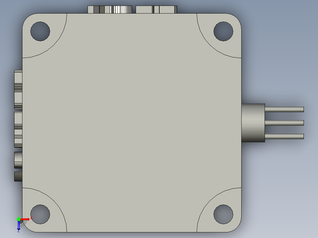 步进电机57CM22X雷赛俯视图