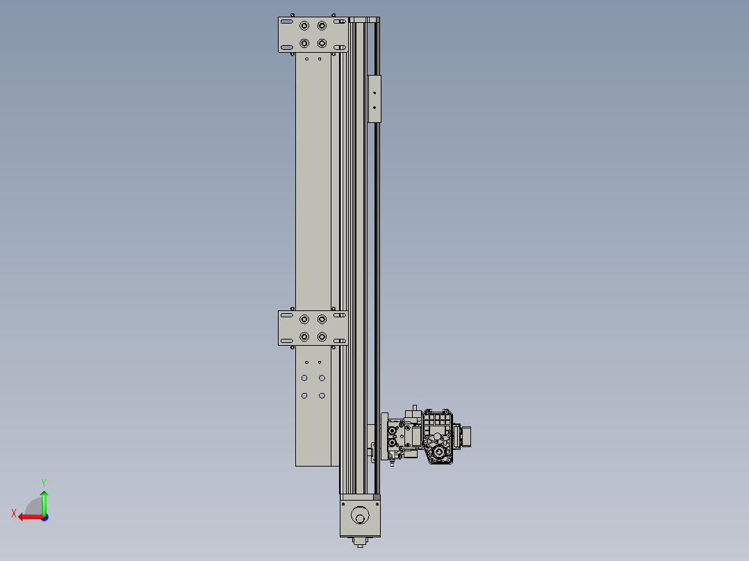 取料模组装配2后视图