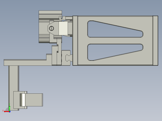 电子插针精密焊接生产线设计-自动拨料机构-V1后视缩略图
