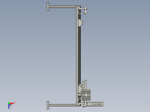电子插针精密焊接生产线设计-自动拨料机构-V1俯视缩略图