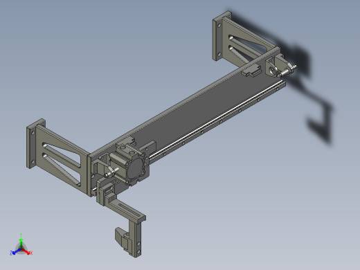 电子插针精密焊接生产线设计-自动拨料机构-V1正等轴测缩略图