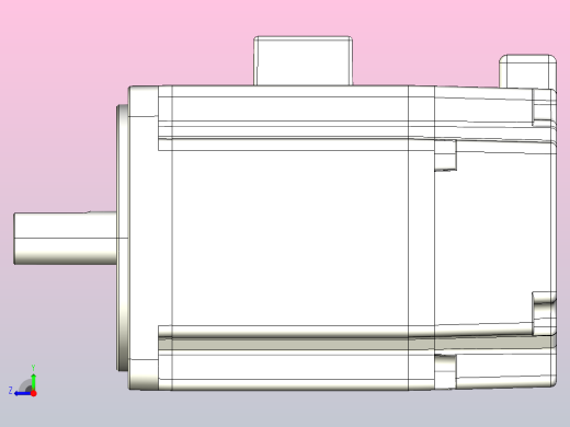 台达伺服电机-不带刹车ecma-cx0804e7_asm右视缩略图