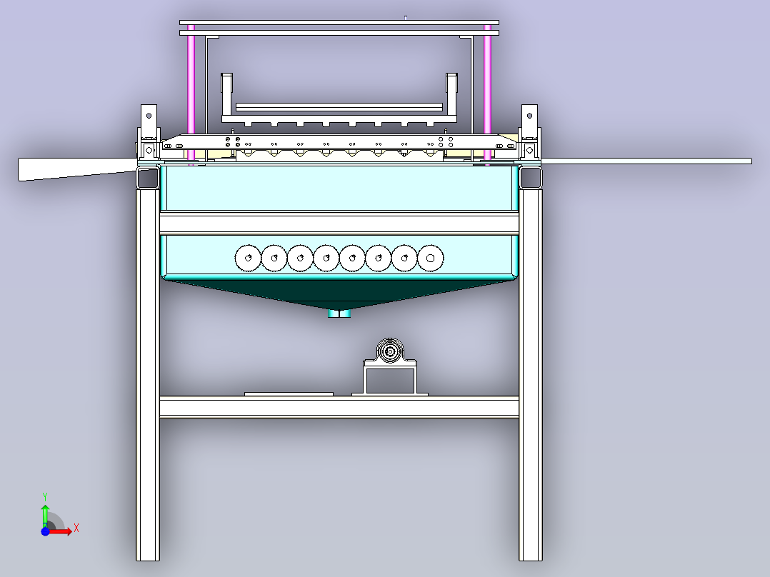 清洁机三维模型前视图