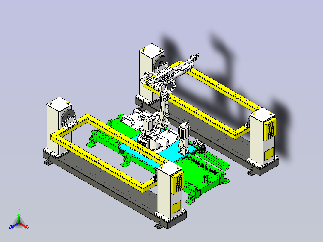 机器人自动化焊接设计主视图