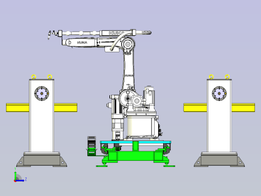 机器人自动化焊接设计左视缩略图