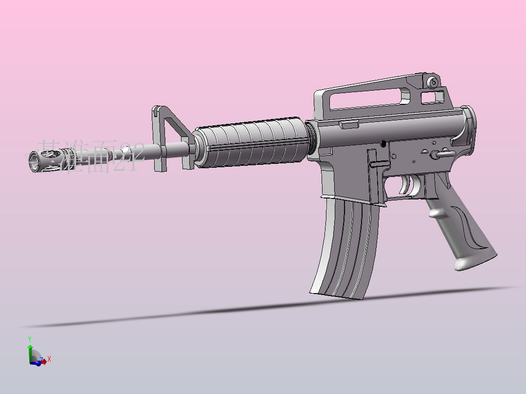 m4a1枪主视图