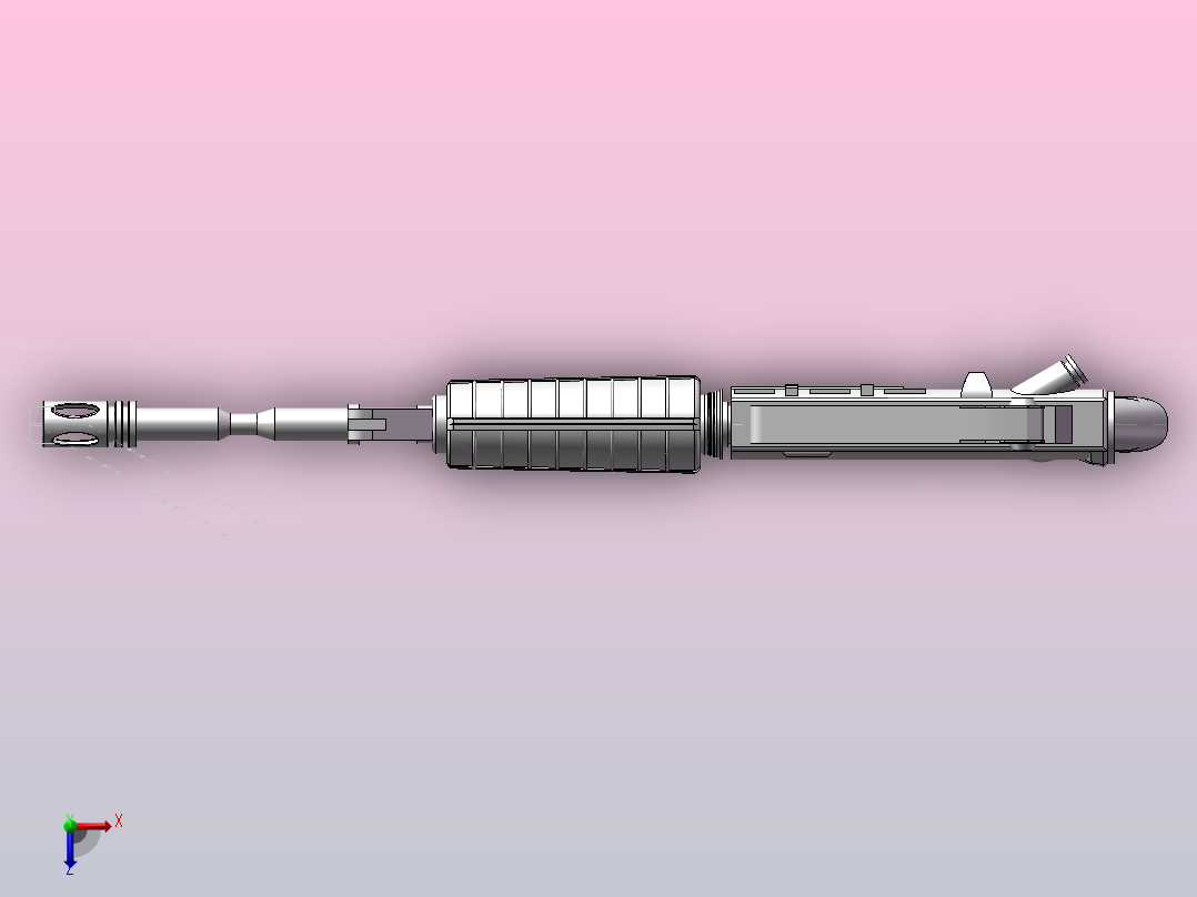 m4a1枪俯视图