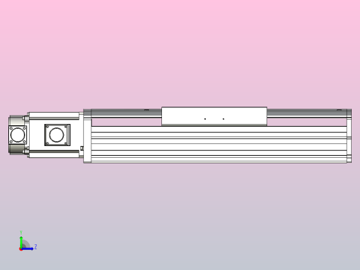 日规模组半封闭丝杆TPA-HNR-220D-3210C-L100-M-C-P1K-N3左视缩略图
