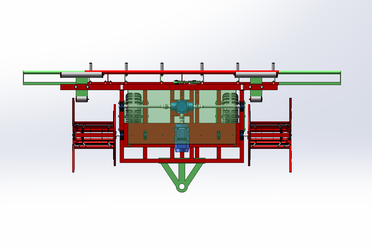 滴灌带回收机（SW+CAD）