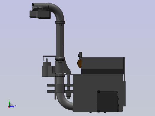 乒乓球发球机器人装置设计 1362904左视缩略图