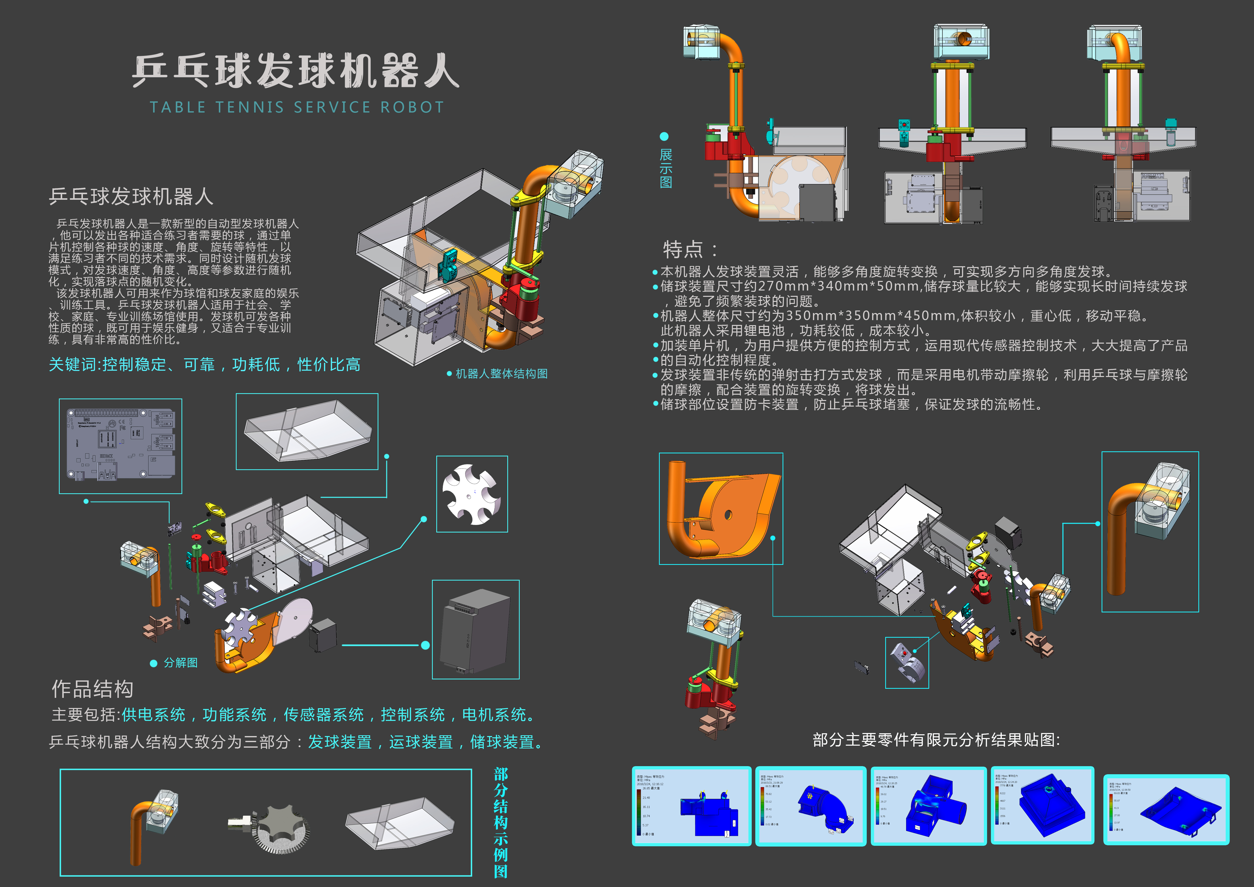 乒乓球发球机器人装置设计 1362904