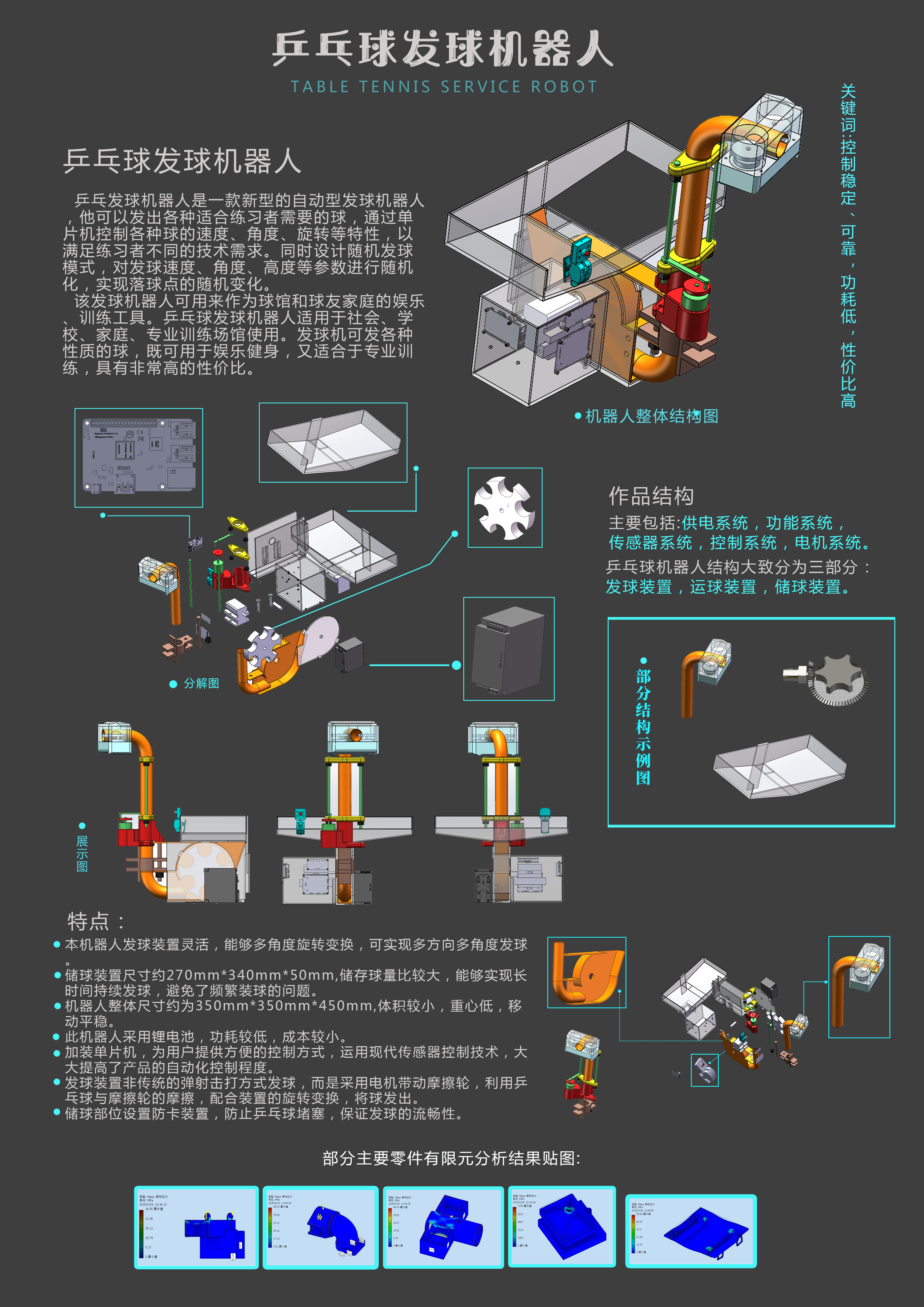 乒乓球发球机器人装置设计 1362904